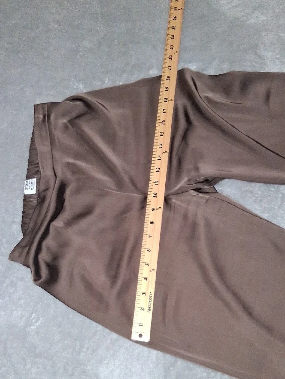 3 Cotton On Wide Leg Pull-On Pants in Brown, Cream, and Tan.